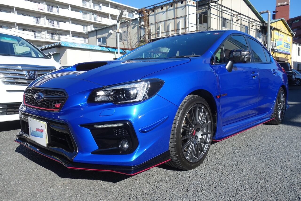 東京都府中市在住のお客様の感想 口コミ スバル Wrx S4 エアロパ ツ 東京 立川 板金塗装 車の傷 へこみ修理 ガレージローライド