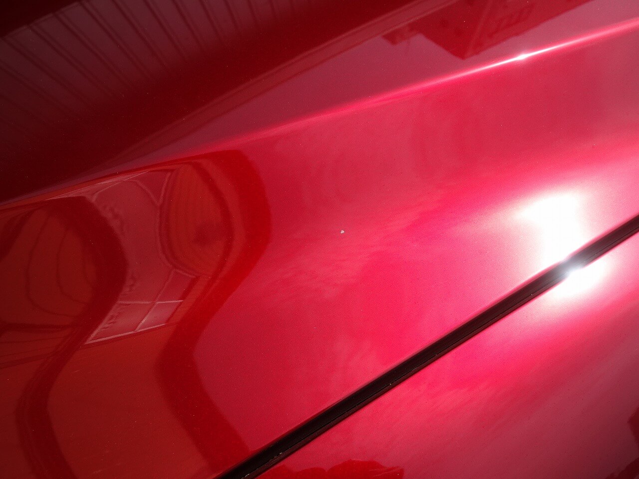 マツダ CX-5 エンジンフード飛び石キズ修理・塗装 神奈川県よりご来店