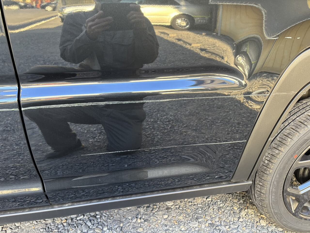 スズキ ハスラー 左側面事故 キズ＆へこみ板金・塗装・修理など（車両