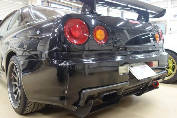 エアロパーツ修理 修理実績 東京 立川 板金塗装 車の傷 へこみ修理 ガレージローライド