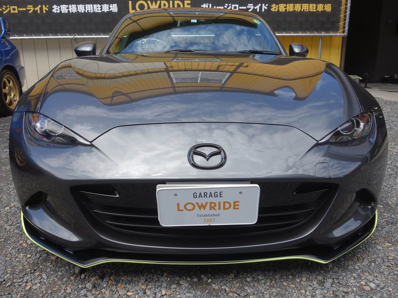 マツダ ロードスター エアロパーツストライプライン塗装 神奈川県より