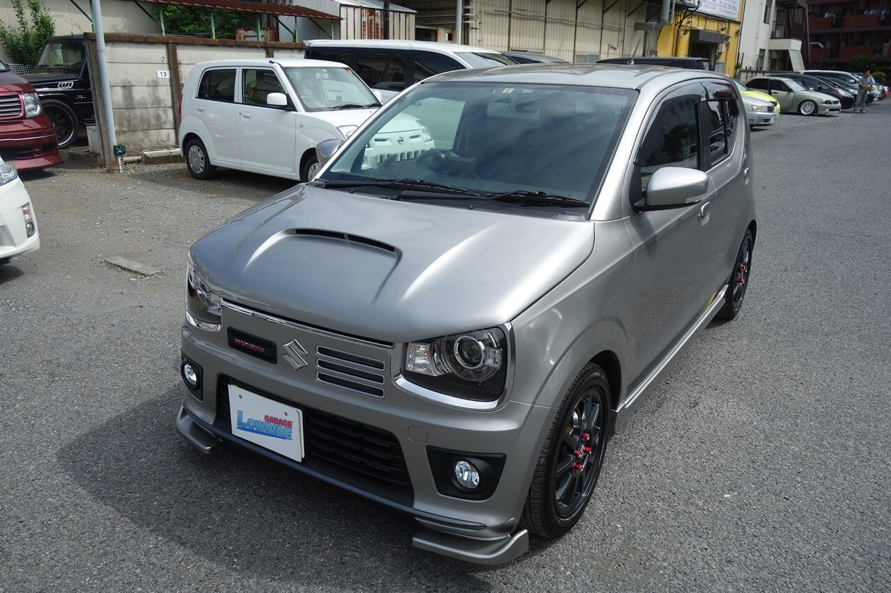 スズキ アルトワークス 社外FRP製ボンネット塗装・取り付け 東京都東