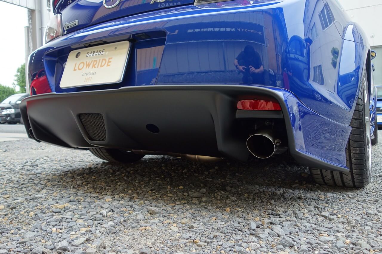 マツダ RX-8 社外リヤハーフスポイラー塗装・取りつけ 東京都青梅市