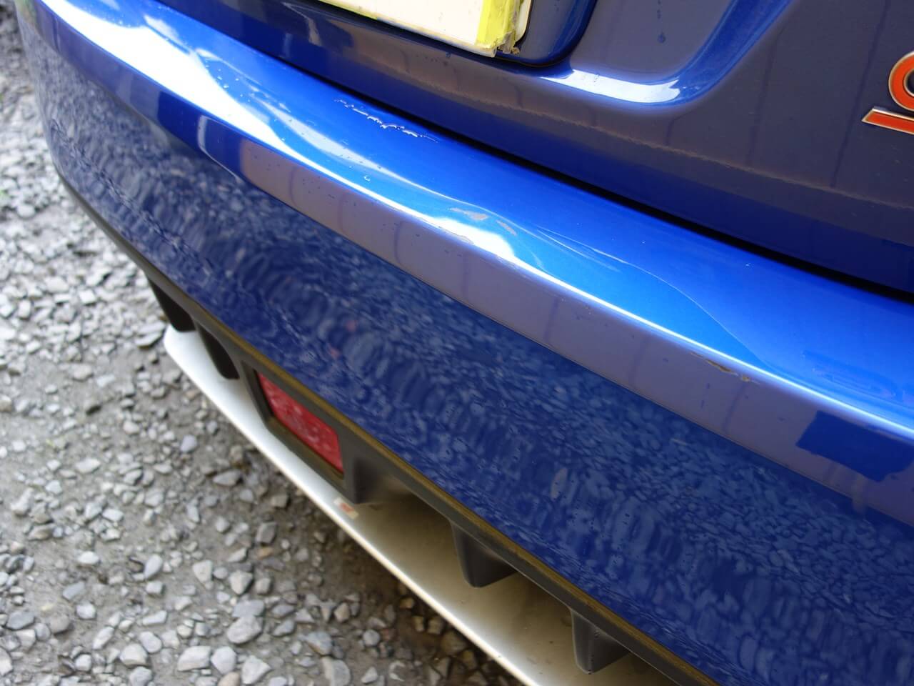スバル WRX STI リヤ廻り追突事故 キズ＆へこみ板金・塗装・修理 