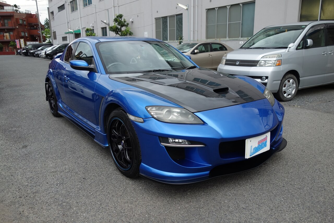 マツダRX8社外品ボンネットFRP製 マツダRX8社外品ボンネットFRP製 （RX-8のボンネット交換