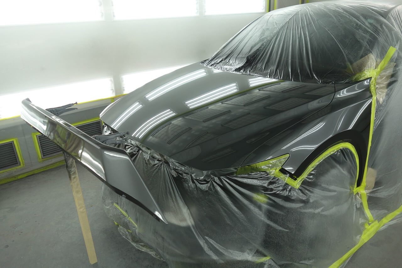 マツダ CX-5（46G） ボンネット飛び石キズ修理・塗装（車両保険