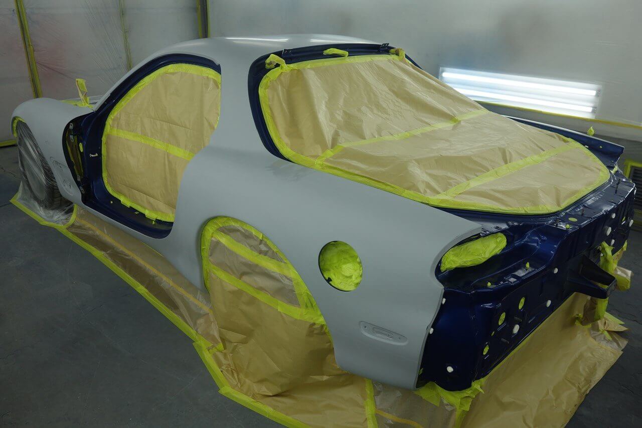 マツダ RX-7 オールペイント 埼玉県よりご来店のお客様です – 東京