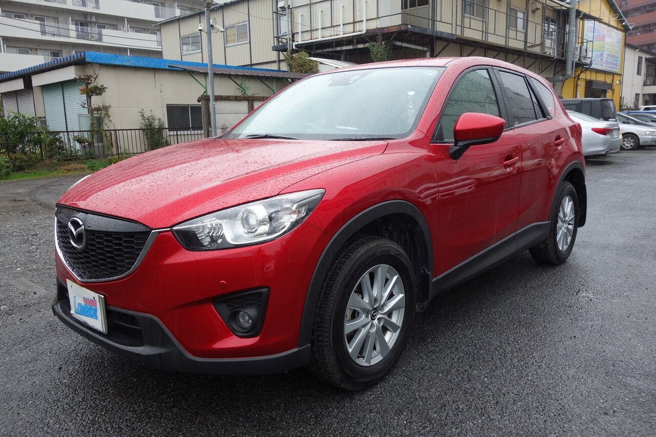 マツダ CX-5（ソウルレッドプレミアムメタリック 41V） 左フロントドア