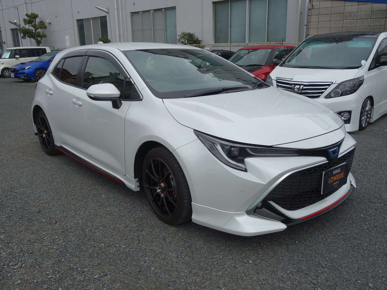 トヨタ カローラスポーツ TRD製フロントアンダースポイラー塗装