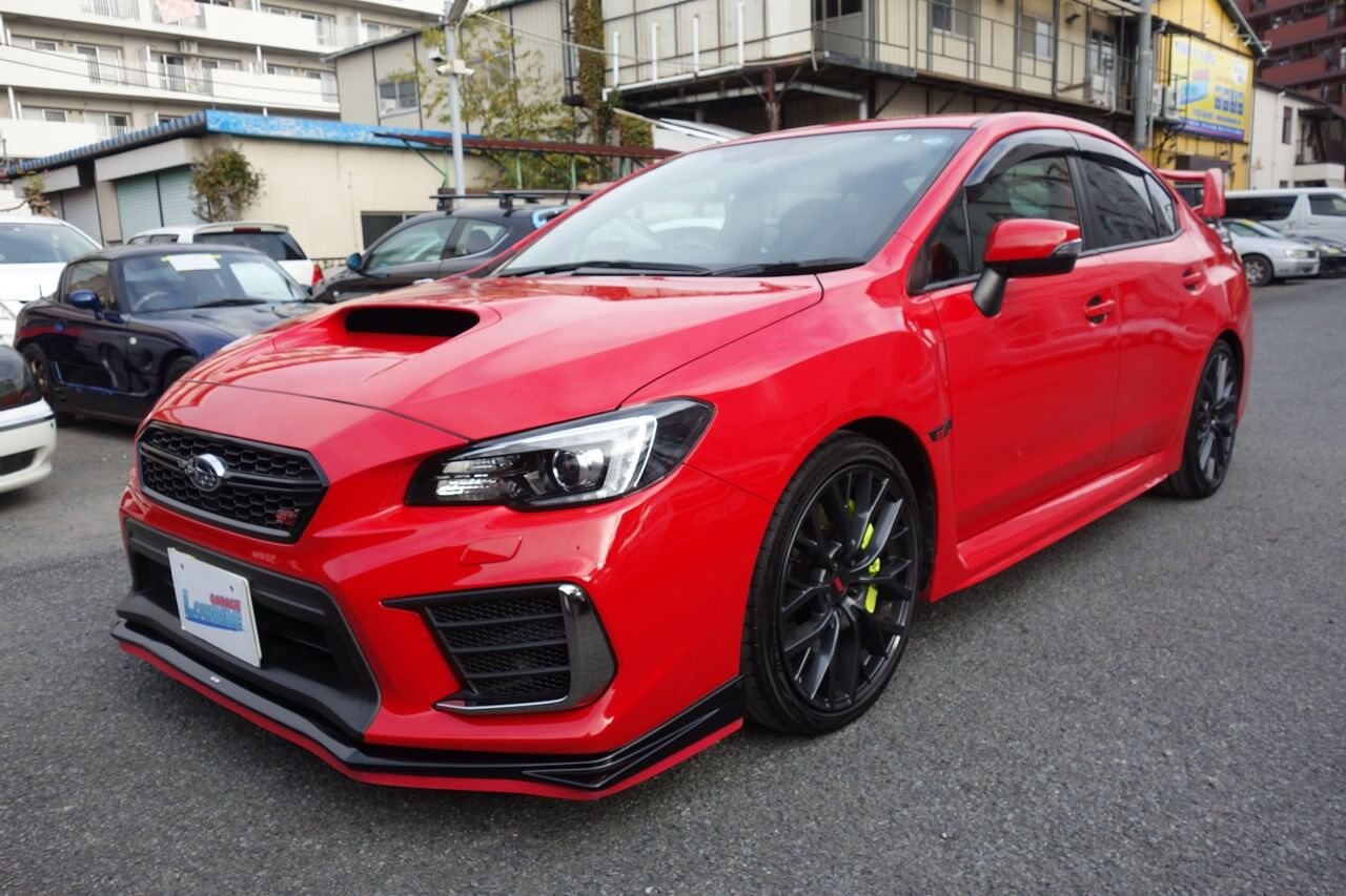 スバルWRX用 フロントリップスポイラー 修理塗装品