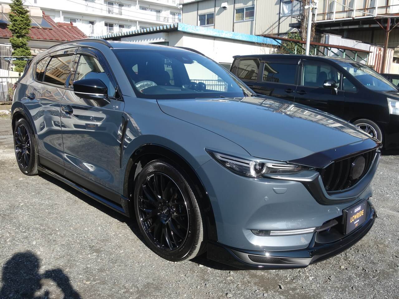 マツダ CX-5 アドミレイション製エアロパーツ塗装・取り付け、純正