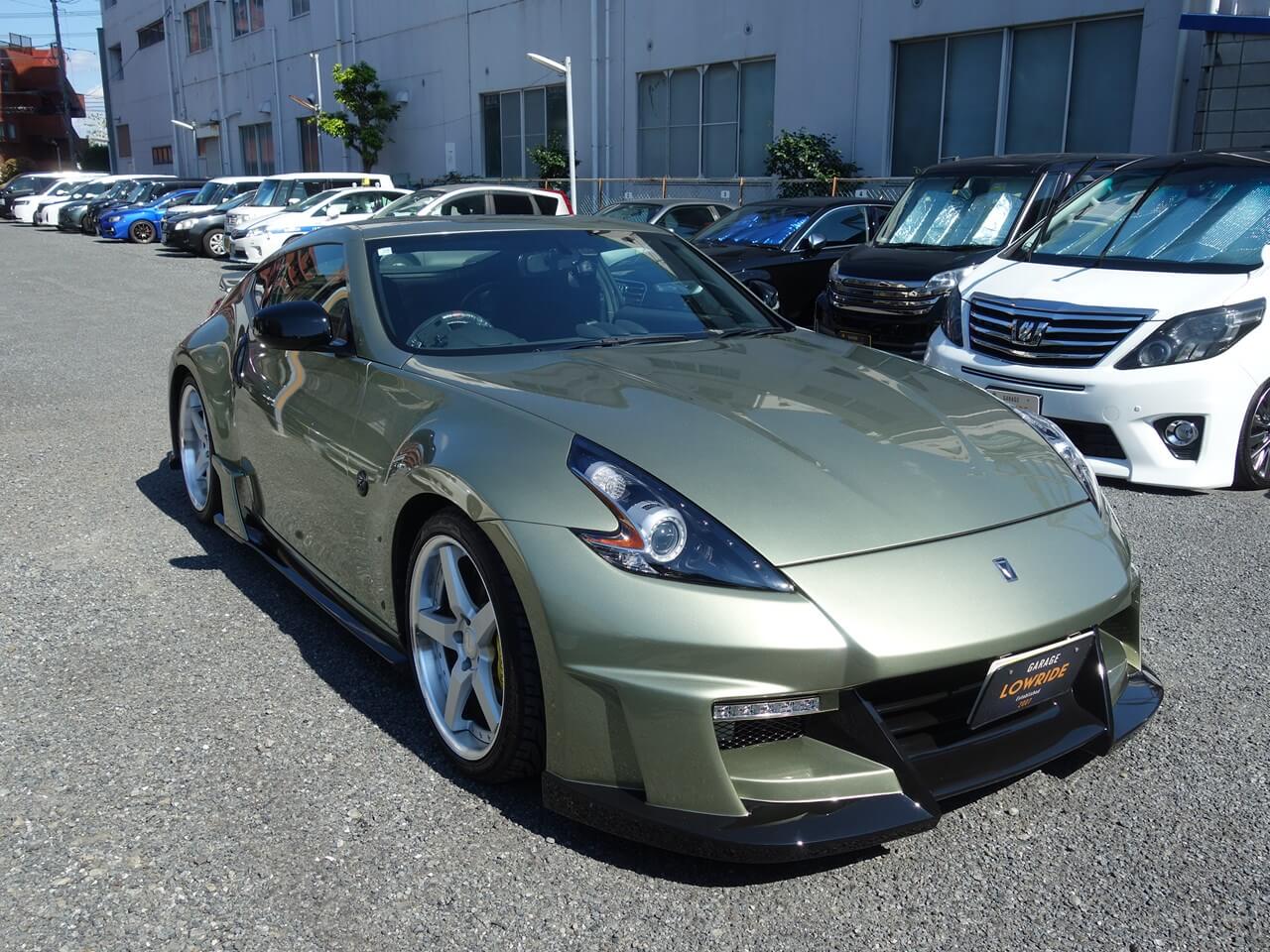 日産 フェアレディZ 前まわり追突事故 キズ＆へこみ板金・塗装・修理