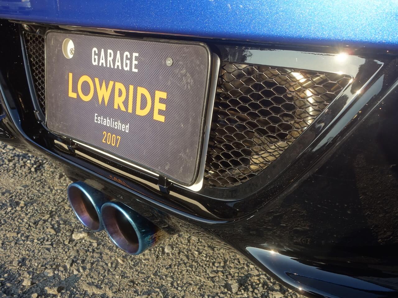 ホンダ S660 リヤバンパロアガーニッシュ ダクト加工、ロールバー