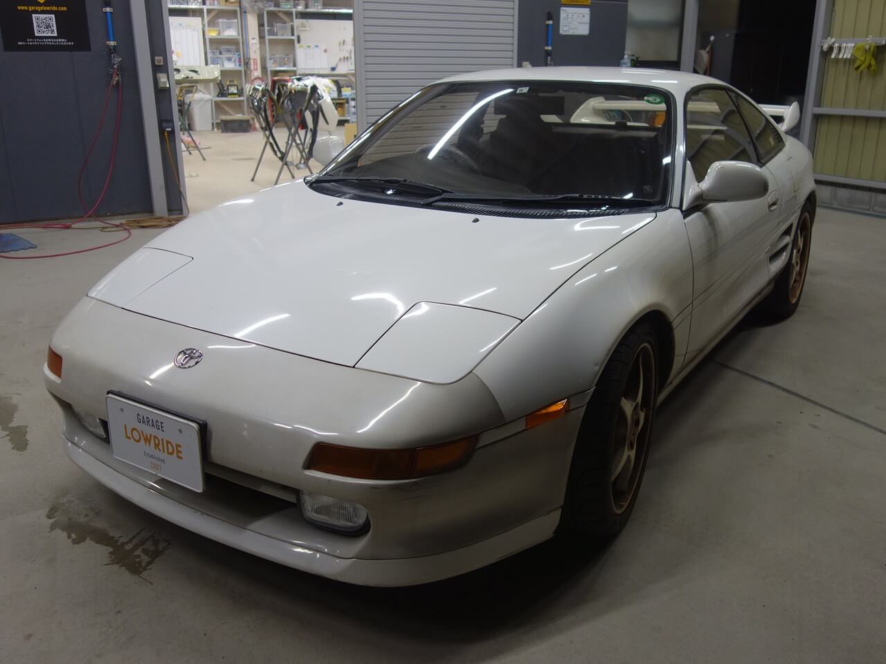 トヨタ MR2 オールペイント 東京都東村山市よりご来店のお客様です